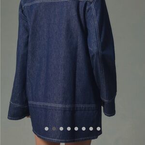 Pilcro mini shift denim dress size medium
